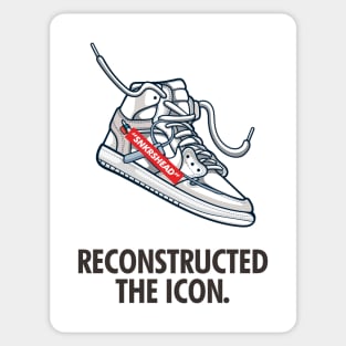 AJ 1 High OFW White Sneaker Sticker